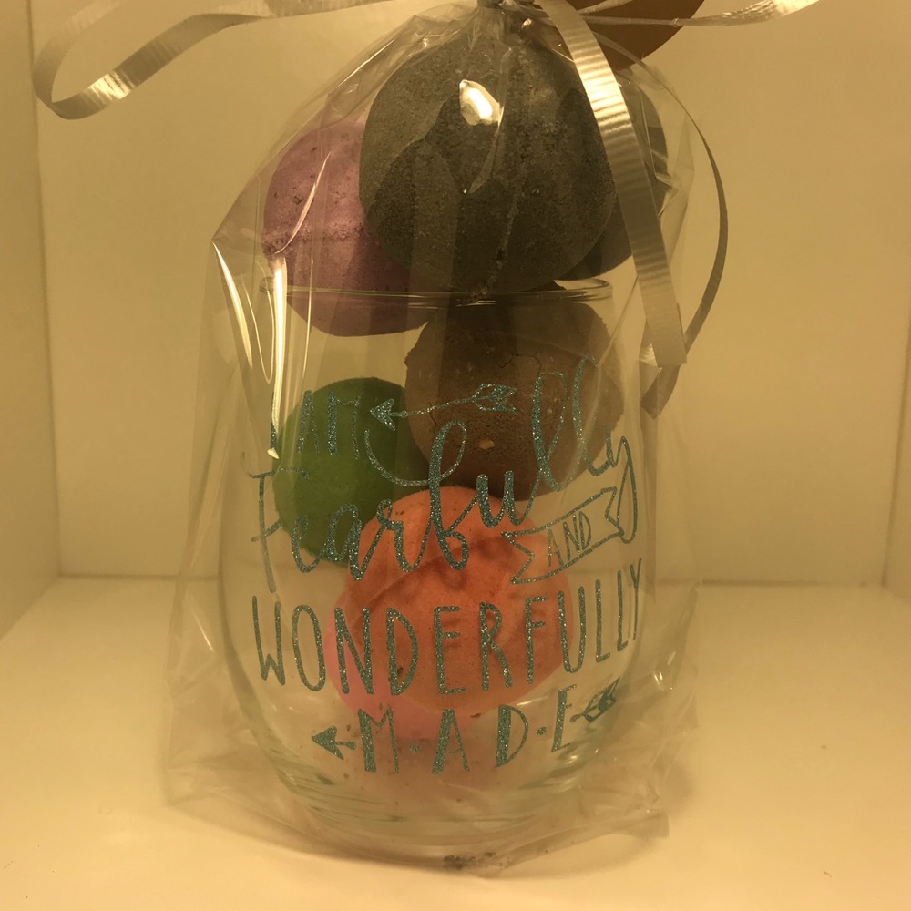 I Am Fearfully and Wonderfully Made Bath Bomb Cup